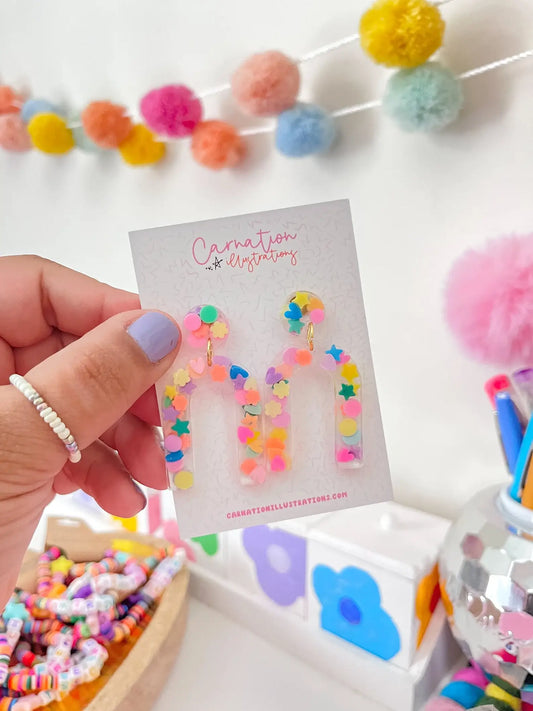 Shapes Confetti Earrings